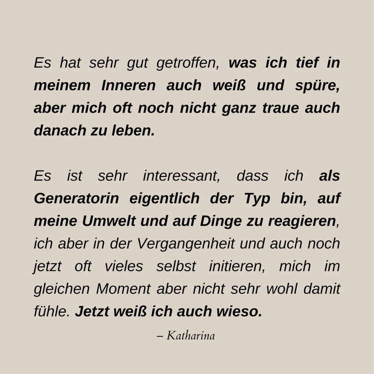 Human Design Reading ⎯ Frauen